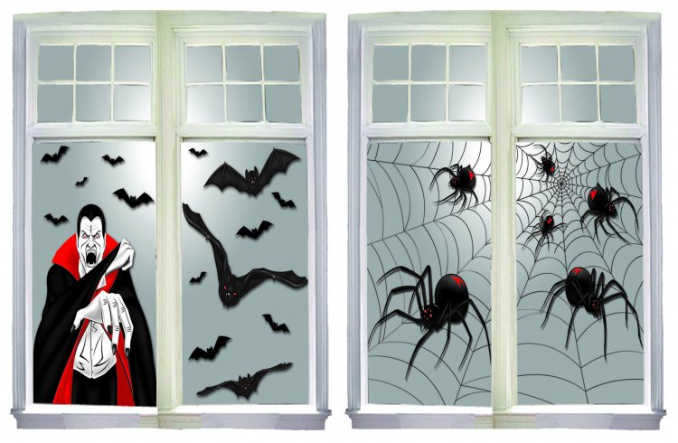 Halloween vensterposter - Klik op de afbeelding om het venster te sluiten