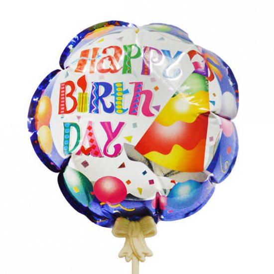 Zelfopblazende ballonnen "Happy Birthday" - Klik op de afbeelding om het venster te sluiten