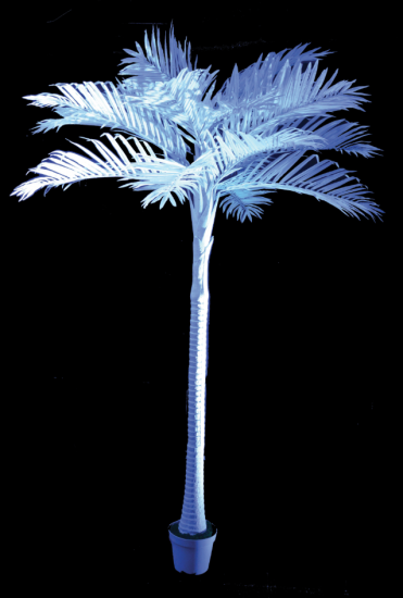 Witte PVC palmboom - Klik op de afbeelding om het venster te sluiten