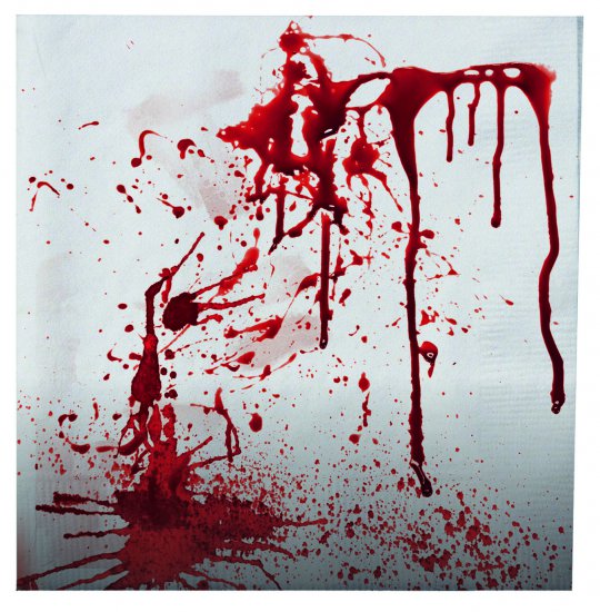 Bloederige Halloweenservetten - Klik op de afbeelding om het venster te sluiten