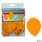 40 oranje ballonnen.
