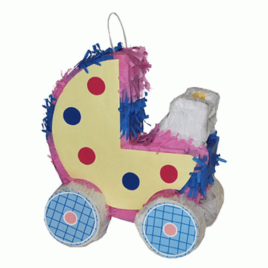 Piñata kinderwagen - Klik op de afbeelding om het venster te sluiten
