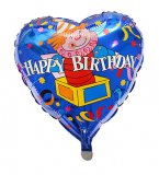 Metallic folie ballon "Happy Birthday"