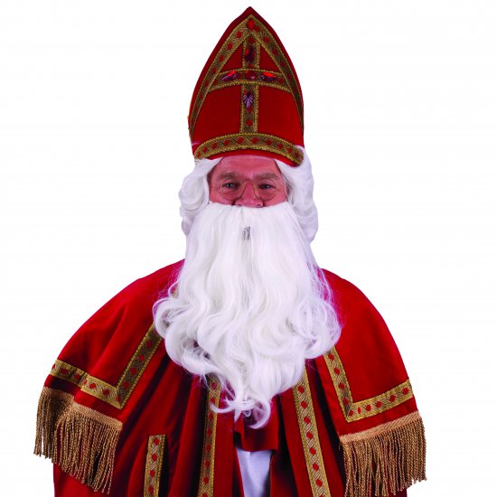 Pruik "Sinterklaas" - Klik op de afbeelding om het venster te sluiten
