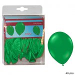40 groene ballonnen.