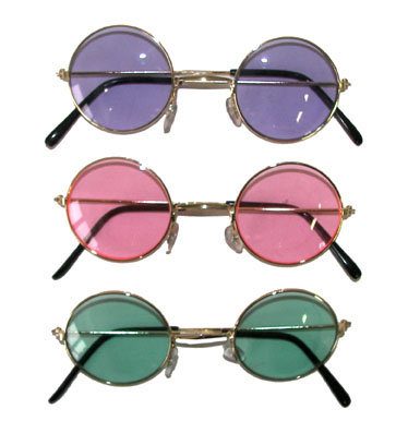 Lennon-style bril, 3 kleuren - Klik op de afbeelding om het venster te sluiten