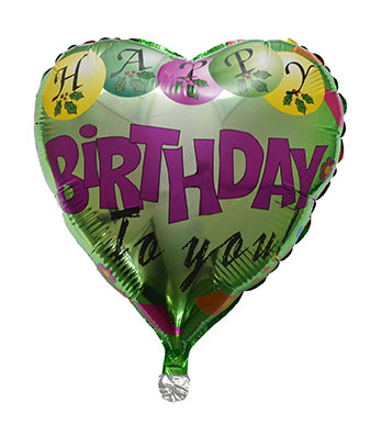Metallic folie ballon "Happy Birthday" - Klik op de afbeelding om het venster te sluiten