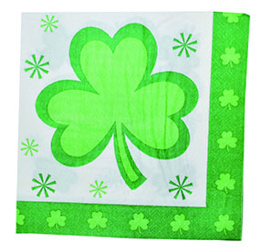 Servetten St. Patrick's Day (16 stuks) - Klik op de afbeelding om het venster te sluiten